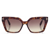 Tom Ford - Winona Sunglasses - Occhiali da Sole Cat Eye - Havana Scuro - FT1030 - Occhiali da Sole - Tom Ford Eyewear