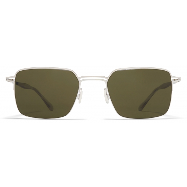 Mykita - Alcott - Lite - Shiny Silver Raw Green - Acetate & Stainless Steel Collection - Sunglasses - Mykita Eyewear