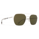 Mykita - Arlo - Lite - Shiny Silver Raw Green - Acetate & Stainless Steel Collection - Sunglasses - Mykita Eyewear