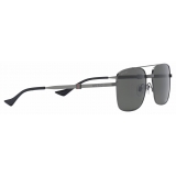 Gucci - Square Frame Sunglasses - Dark Ruthenium Grey - Gucci Eyewear