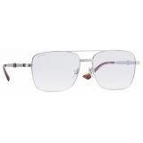 Gucci - Square Frame Sunglasses - Silver Blue - Gucci Eyewear