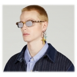 Gucci - Occhiale da Sole Rettangolari - Marrone Argento - Gucci Eyewear