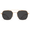 Mykita - Arlo - Lite - Champagne Gold Dark Grey - Acetate & Stainless Steel Collection - Sunglasses - Mykita Eyewear