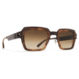 Mykita - Lennon - Mykita Acetate - A84 Dark Brown Galapagos Brown Gradient - Sunglasses - Mykita Eyewear