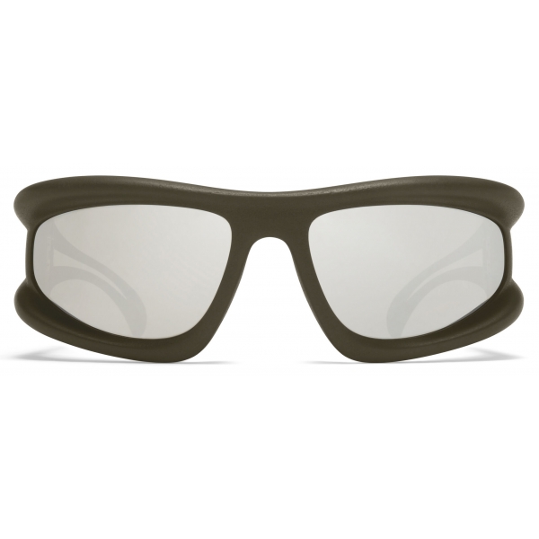 Mykita - Marfa - Mykita 032c - MD31 Verde Safari Argento - Mylon Collection - Occhiali da Sole - Mykita Eyewear