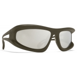 Mykita - Marfa - Mykita 032c - MD31 Safari Green Silver - Mylon Collection - Sunglasses - Mykita Eyewear