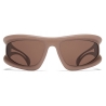 Mykita - Marfa - Mykita 032c - MD37 Cashmere Grey Cedar Brown - Mylon Collection - Sunglasses - Mykita Eyewear