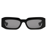 Gucci - Rectangular Frame Sunglasses - Black Grey - Gucci Eyewear