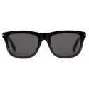 Gucci - Rectangular Frame Sunglasses - Black Grey - Gucci Eyewear