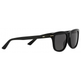 Gucci - Rectangular Frame Sunglasses - Black Grey - Gucci Eyewear