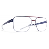 Mykita - Don - NO1 - Navy Rusty Red - Metal Glasses - Optical Glasses - Mykita Eyewear