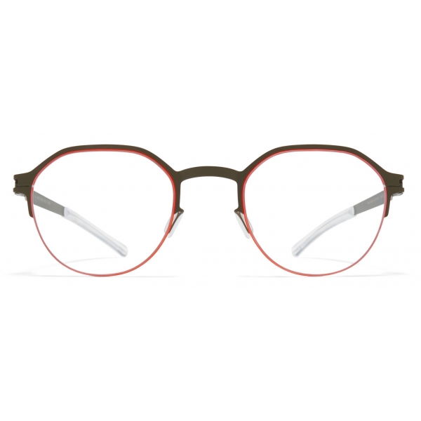 Mykita - Dorian - NO1 - Camougreen Tangerine - Metal Glasses - Optical Glasses - Mykita Eyewear