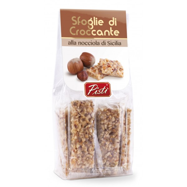 Pistì - Crunchy Puff Pastry with Hazelnuts from Sicily - Fine Pastry in Envelope with Knight