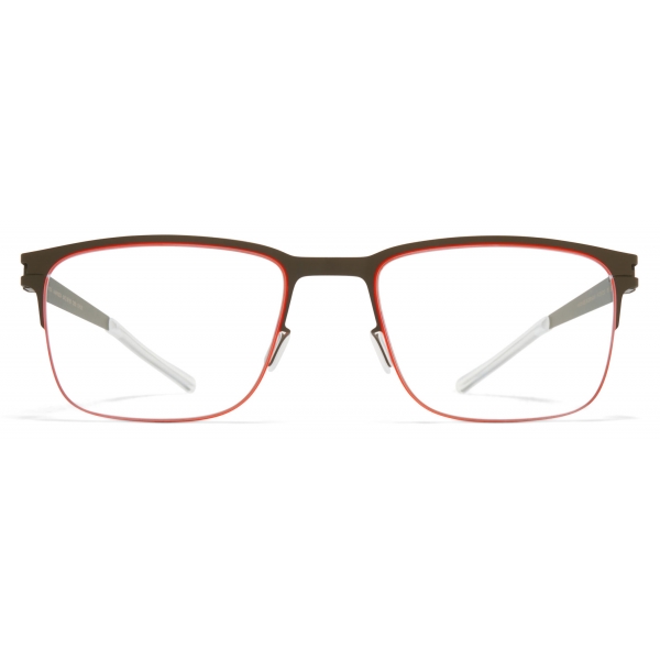 Mykita - Harrison - NO1 - Camougreen Tangerine - Metal Glasses - Optical Glasses - Mykita Eyewear