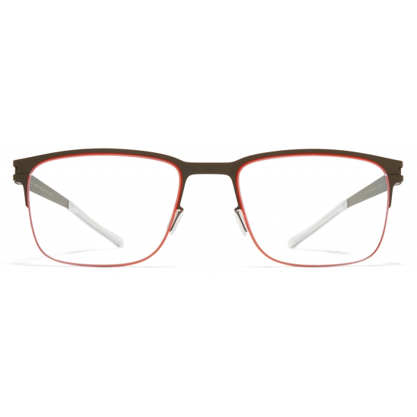 Mykita - Harrison - NO1 - Verde Camou Mandarino - Metal Glasses - Occhiali da Vista - Mykita Eyewear