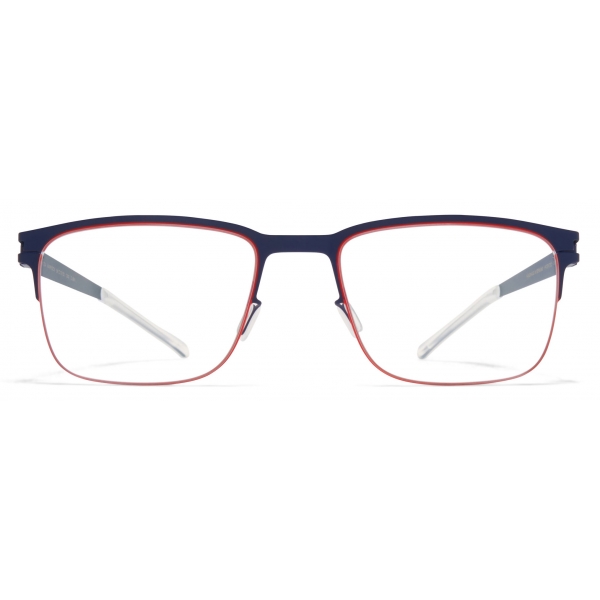 Mykita - Harrison - NO1 - Navy Rosso Ruggine - Metal Glasses - Occhiali da Vista - Mykita Eyewear