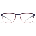 Mykita - Harrison - NO1 - Navy Rusty Red  - Metal Glasses - Optical Glasses - Mykita Eyewear