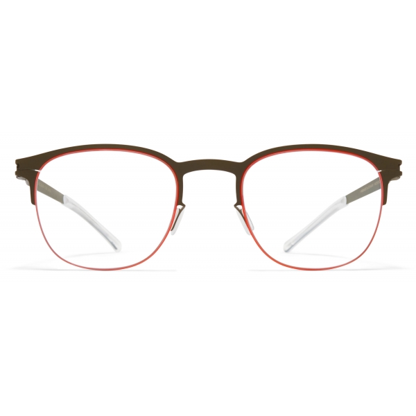 Mykita - Neville - NO1 - Verde Camou Mandarino - Metal Glasses - Occhiali da Vista - Mykita Eyewear