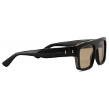 Gucci - Rectangular Frame Sunglasses - Black Light Yellow - Gucci Eyewear