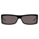 Gucci - Occhiale da Sole Rettangolari - Nero Opaco Grigio Scuro - Gucci Eyewear