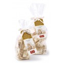 Pistì - Soft Nougat Chunks with Sicilian Almond - Fine Pastry in Envelope with Bow - 100 g