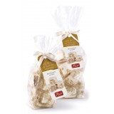 Pistì - Soft Nougat Chunks with Sicilian Almond - Fine Pastry in Envelope with Bow - 100 g