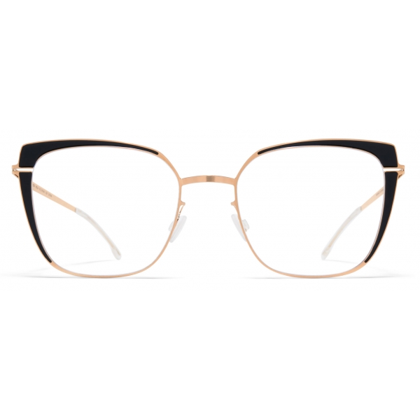 Mykita - Viola - Decades - Champagne Gold Jet Black - Metal Glasses - Optical Glasses - Mykita Eyewear