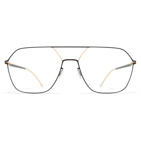Mykita - Jelva - Lite - Gold Jet Black - Metal Glasses - Optical Glasses - Mykita Eyewear