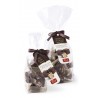 Pistì - Tocchetti di Torrone Morbido alle Mandorle di Sicilia con Cioccolato Fondente - Fine Pasticceria in Busta Fiocco - 200 g
