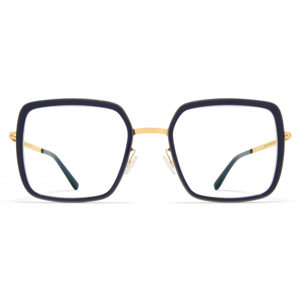 Mykita - Layana - Lite - Glossy Gold Milky Indigo - Metal Glasses - Optical Glasses - Mykita Eyewear