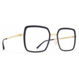 Mykita - Layana - Lite - Oro Lucido Indaco Lattiginoso - Metal Glasses - Occhiali da Vista - Mykita Eyewear