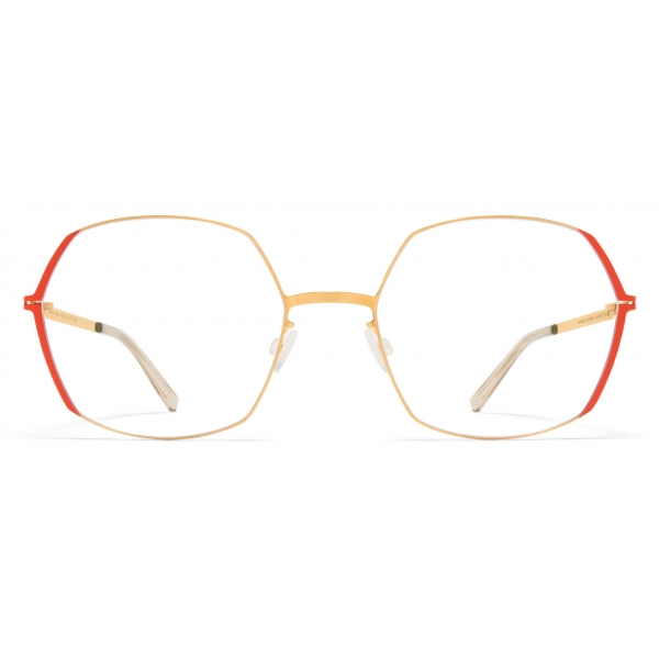 Mykita - Majvi - Lite - Glossy Gold Daylily Orange - Metal Glasses - Optical Glasses - Mykita Eyewear
