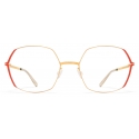 Mykita - Majvi - Lite - Glossy Gold Daylily Orange - Metal Glasses - Optical Glasses - Mykita Eyewear