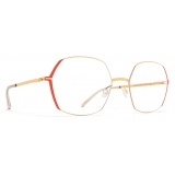 Mykita - Majvi - Lite - Glossy Gold Daylily Orange - Metal Glasses - Optical Glasses - Mykita Eyewear