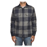 Woolrich - Check Patterned Shirt - Blue/Grey - Shirt - Luxury Exclusive Collection