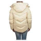 Woolrich - Parka Down Jacket with Removable Hood - Cream - Jacket - Luxury Exclusive Collection