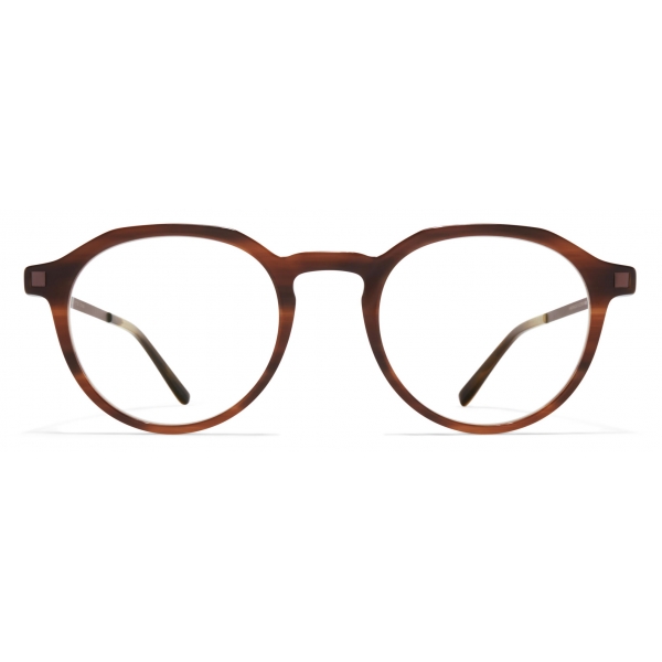 Mykita - Saga - Lite - Marrone Striato Mocca - Metal Glasses - Occhiali da Vista - Mykita Eyewear
