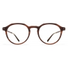 Mykita - Saga - Lite - Striped Brown Mocca - Metal Glasses - Optical Glasses - Mykita Eyewear