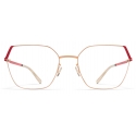 Mykita - Stine - Lite - Champagne Gold Goji Red - Metal Glasses - Optical Glasses - Mykita Eyewear