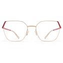 Mykita - Stine - Lite - Oro Champagne Goji Rosso - Metal Glasses - Occhiali da Vista - Mykita Eyewear