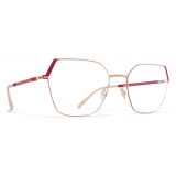 Mykita - Stine - Lite - Oro Champagne Goji Rosso - Metal Glasses - Occhiali da Vista - Mykita Eyewear