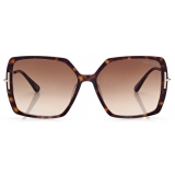 Tom Ford - Joanna Sunglasses - Butterfly Sunglasses - Dark Havana - FT1039 - Sunglasses - Tom Ford Eyewear