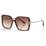 Tom Ford - Joanna Sunglasses - Butterfly Sunglasses - Dark Havana - FT1039 - Sunglasses - Tom Ford Eyewear