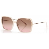 Tom Ford - Joanna Sunglasses - Butterfly Sunglasses - Ivory Brown - FT1039 - Sunglasses - Tom Ford Eyewear