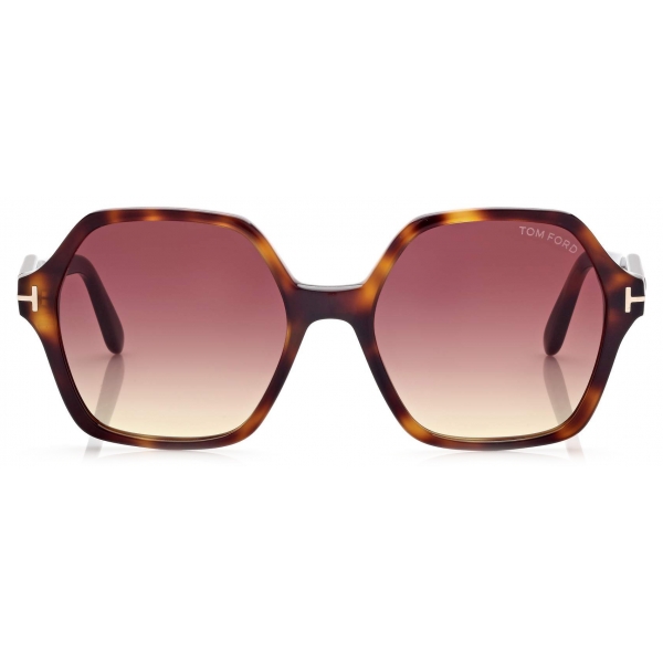 Tom Ford - Romy Sunglasses - Occhiali da Sole Geometrica - Havana Rosa - FT1032 - Occhiali da Sole - Tom Ford Eyewear