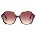 Tom Ford - Romy Sunglasses - Geometric Shaped Sunglasses - Havana Pink - FT1032 - Sunglasses - Tom Ford Eyewear