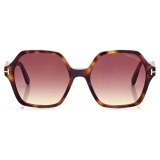 Tom Ford - Romy Sunglasses - Geometric Shaped Sunglasses - Havana Pink - FT1032 - Sunglasses - Tom Ford Eyewear