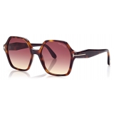 Tom Ford - Romy Sunglasses - Geometric Shaped Sunglasses - Havana Pink - FT1032 - Sunglasses - Tom Ford Eyewear