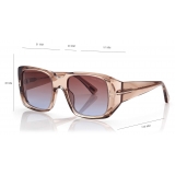 Tom Ford - Ryder-02 Sunglasses - Square Sunglasses - Champagne - FT1035 - Sunglasses - Tom Ford Eyewear