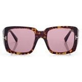 Tom Ford - Ryder-02 Sunglasses - Occhiali da Sole Squadrati - Havana Bionda - FT1035 - Occhiali da Sole - Tom Ford Eyewear